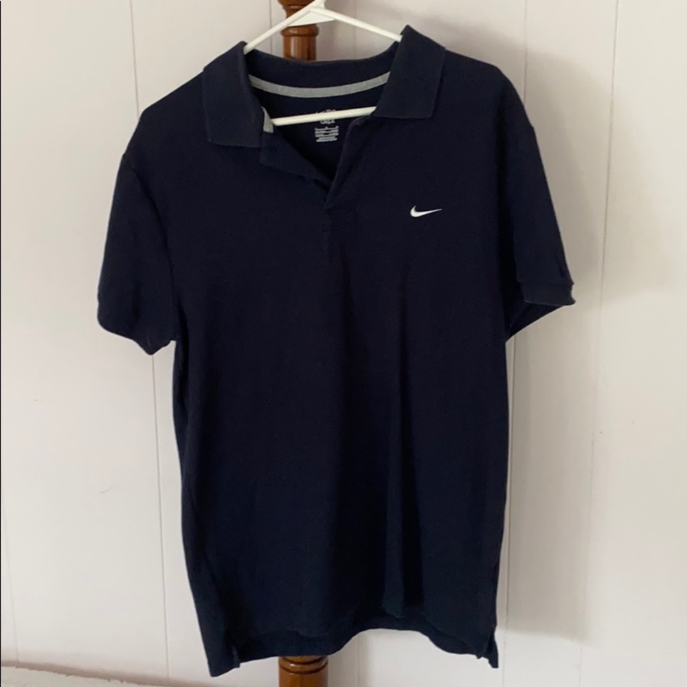 Navy blue NIKE polo